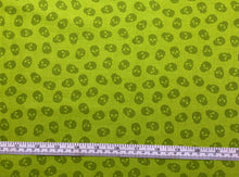 Load image into Gallery viewer, The Watcher Tainted Love - Green Fabric - 1/2 Meter - Cotton Fabric
