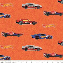 Charger l&#39;image dans la galerie, Hot Wheels C9750 Orange Fabric - 1/2 Meter - Cotton Fabric
