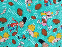 Charger l&#39;image dans la galerie, Hey Football Head Fabric - 1/2 Meter - Cotton Fabric
